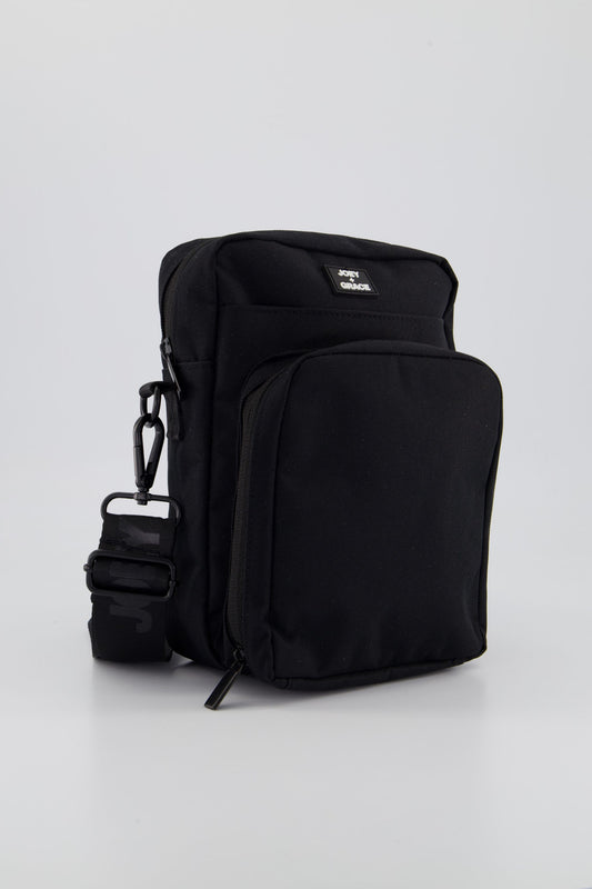 The Jubi Crossbody Parent Bag (Midnight Black)