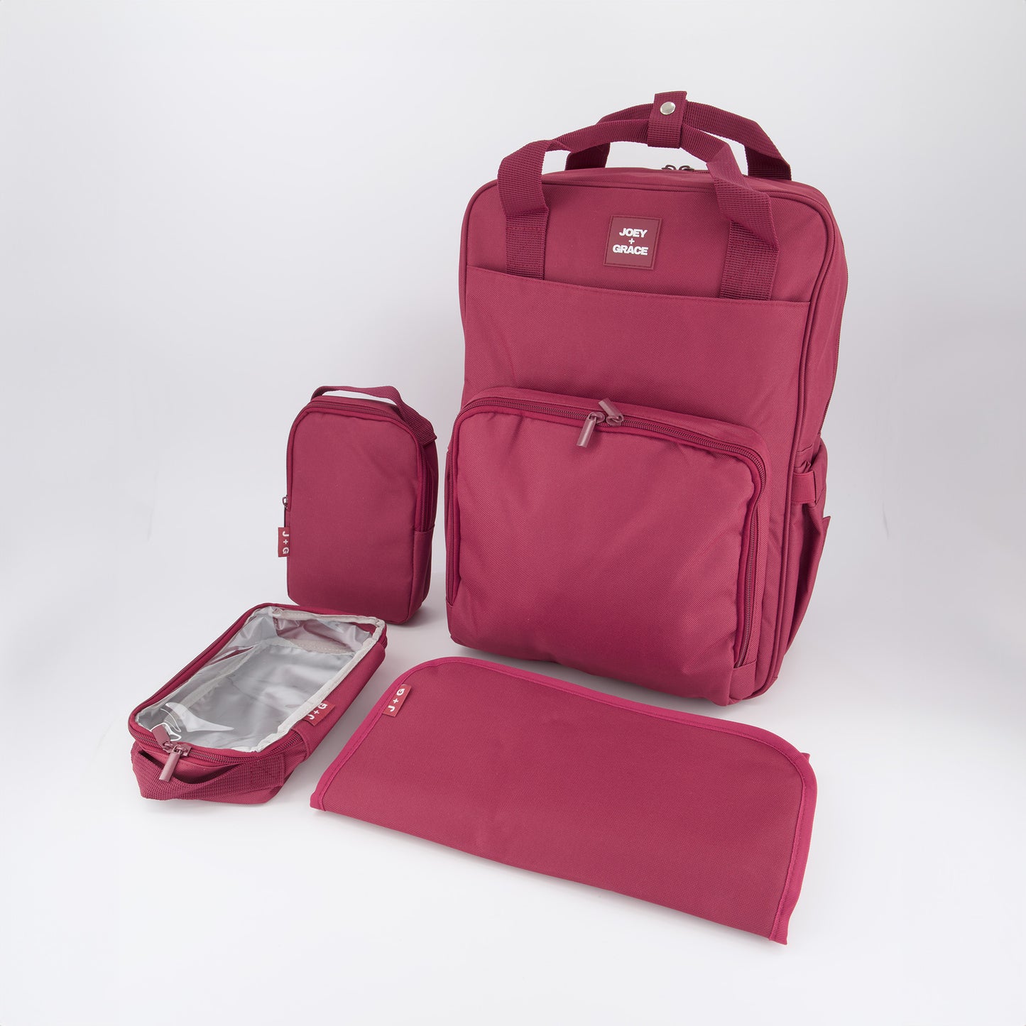 The Camy Nappy Backpack (Burgundy)