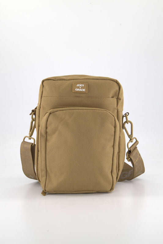 The Jubi Crossbody Parent Bag (Latte Beige)
