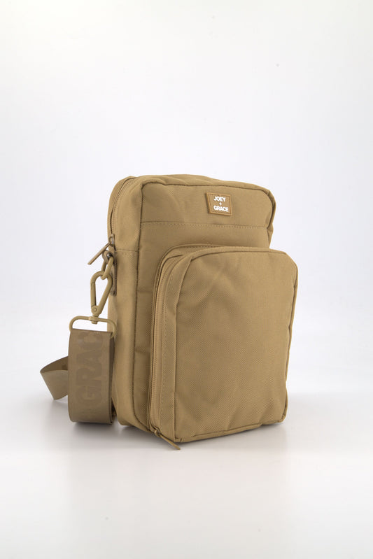 The Jubi Crossbody Parent Bag (Latte Beige)