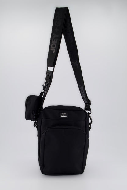 The Jubi Crossbody Parent Bag (Midnight Black)
