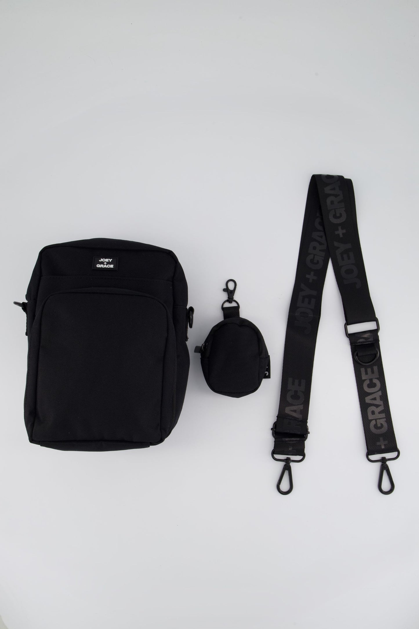 The Jubi Crossbody Parent Bag (Midnight Black)