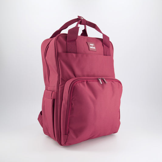 The Camy Nappy Backpack (Burgundy)