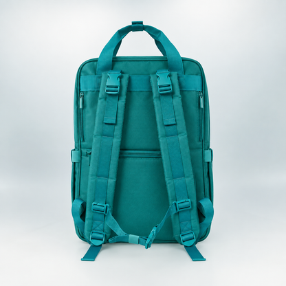 The Camy Nappy Backpack - Elevated Edition (Teal Green)