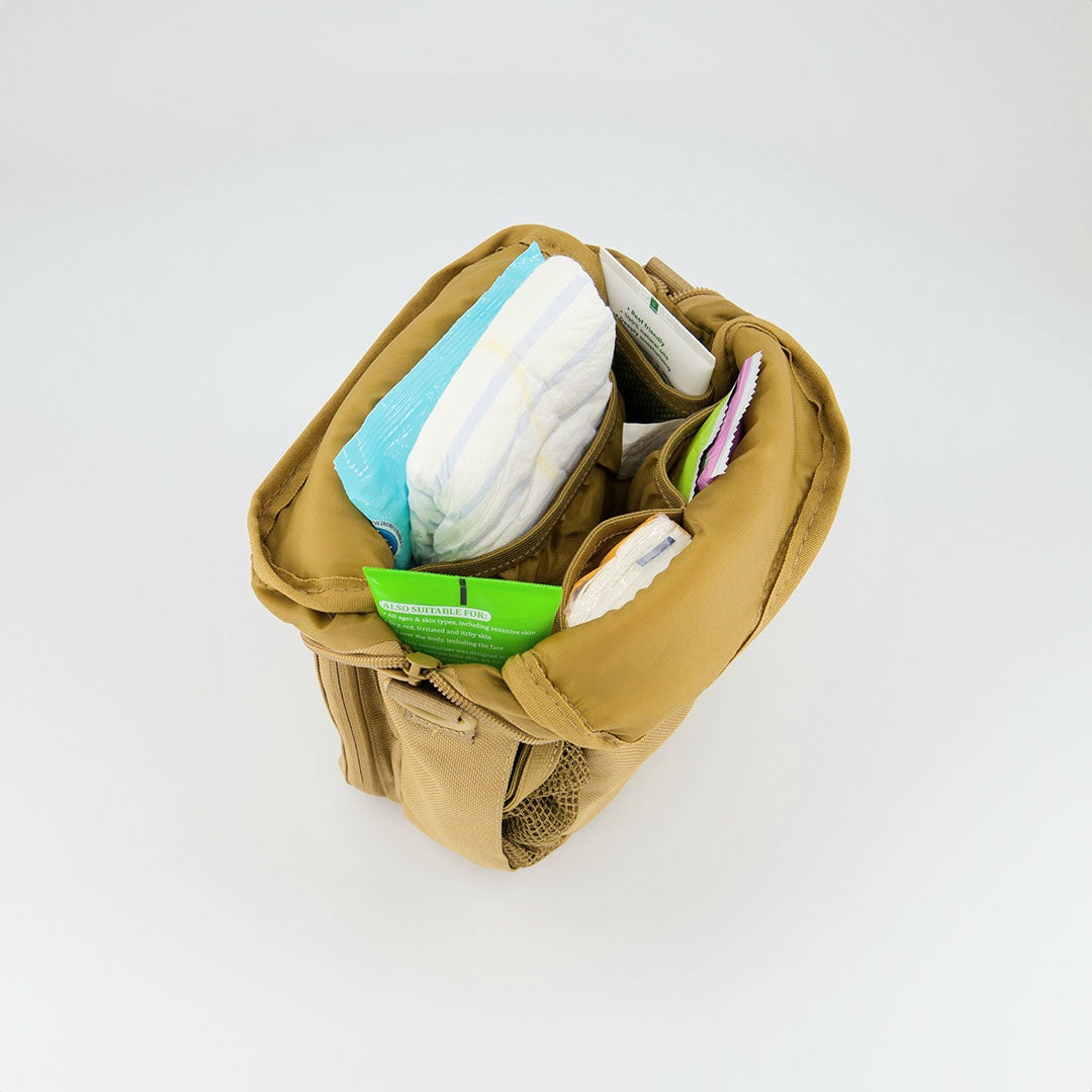 The Jubi Crossbody Parent Bag (Latte Beige)