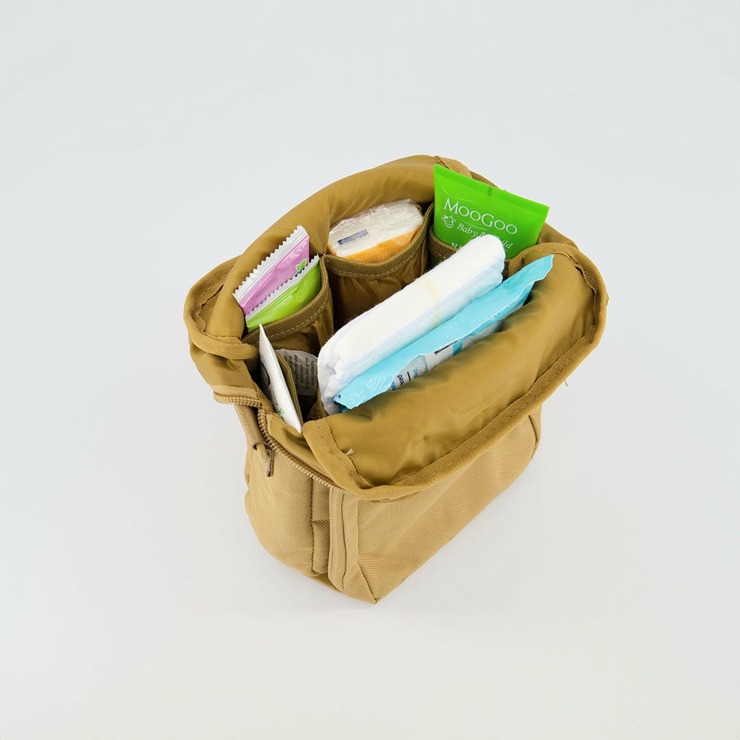 The Jubi Crossbody Parent Bag (Latte Beige)