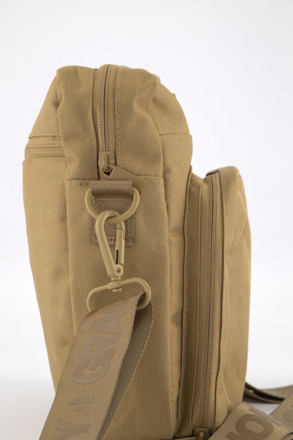 The Jubi Crossbody Parent Bag (Latte Beige)