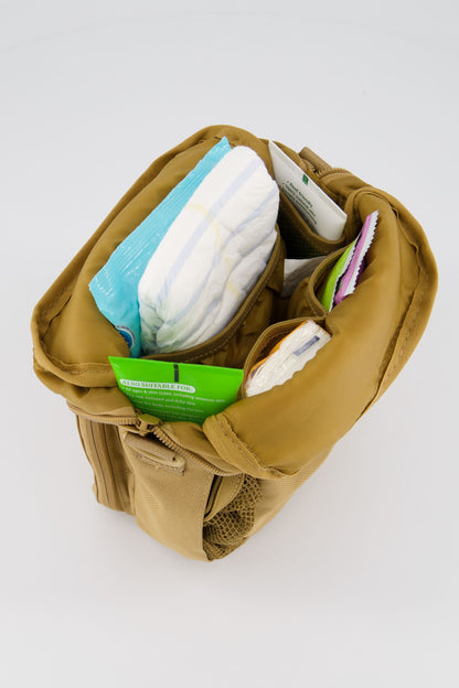 The Jubi Crossbody Parent Bag (Latte Beige)